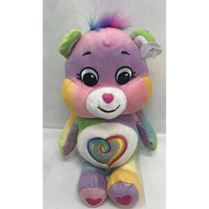 Care Bears Togetherness Bear 10 Inch Bean Bag Rainbow Stuffed Animal Toy 2021